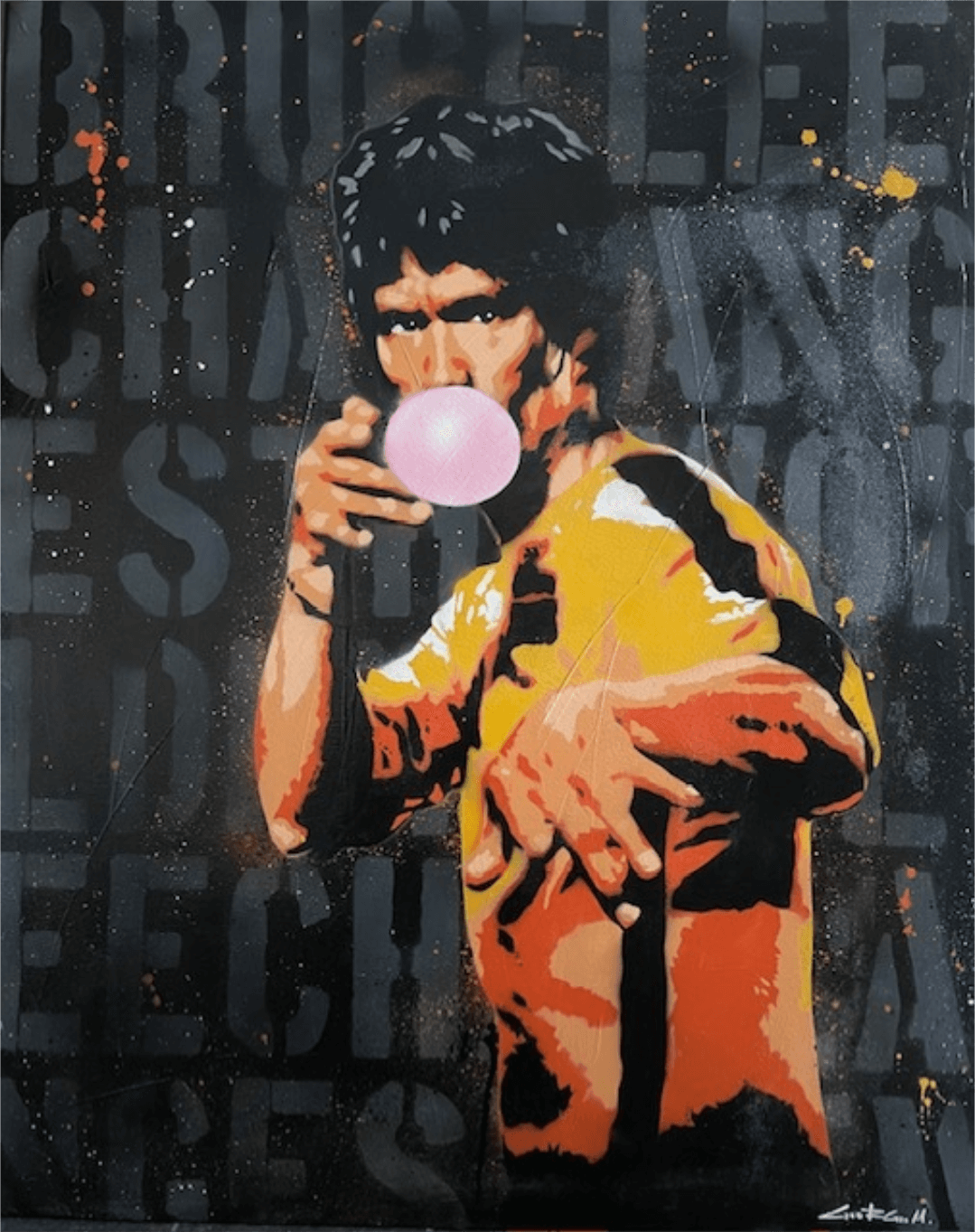 Bruce Lee challenges the world